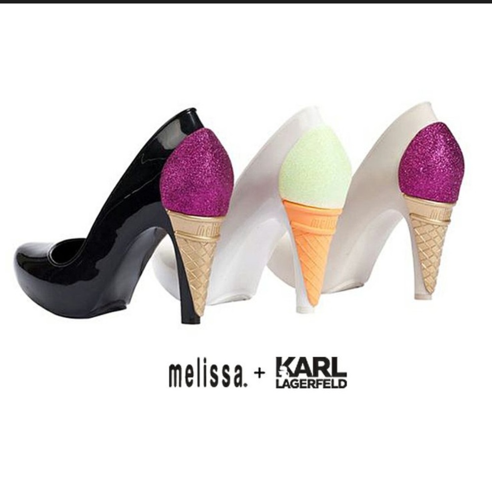 Karl Lagerfeld Ice Cream Cone Melissa heels